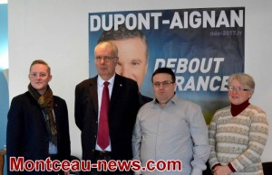 Montceau-les-Mines : Debout la France et Lilian Noirot