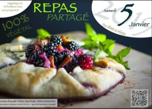 Rencontre autour d&rsquo;un repas partagé 100% végétal à Sanvignes