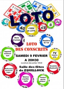 Loto des conscrits de Pouilloux (Sortir)