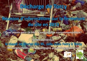 Fermeture de la décharge de Torcy en 2019 ?