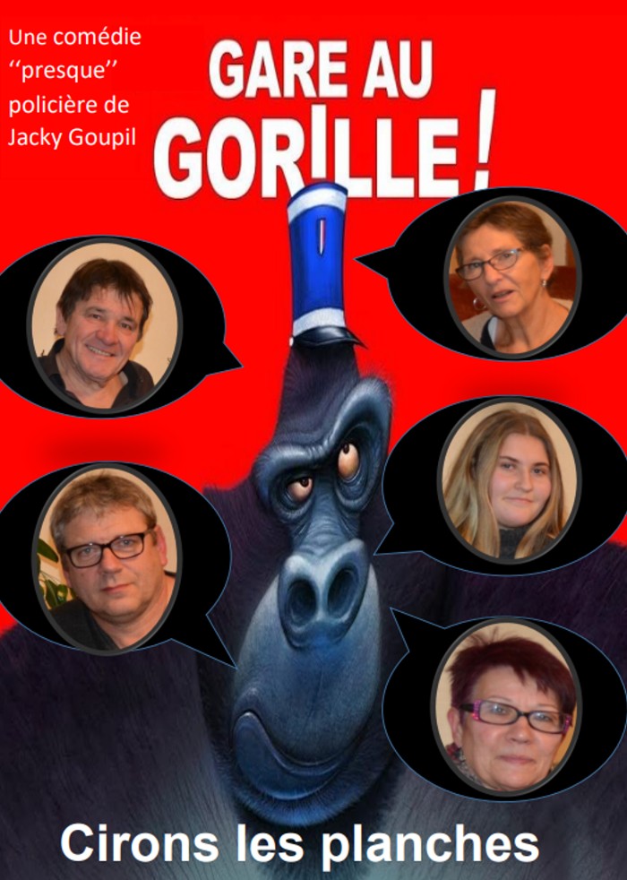Affiche theatre piece gare gorille montceau cancer 110219