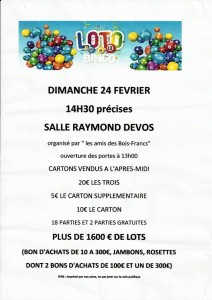 « Amis des Bois Francs » (Sortir)