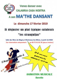 Venez danser avec Calabria Casa Nostra au Magny (Sortir)