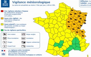 Le département en vigilance orange, ce dimanche…