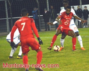 Score final  – Racing Besançon : 1 – FCMB : 0