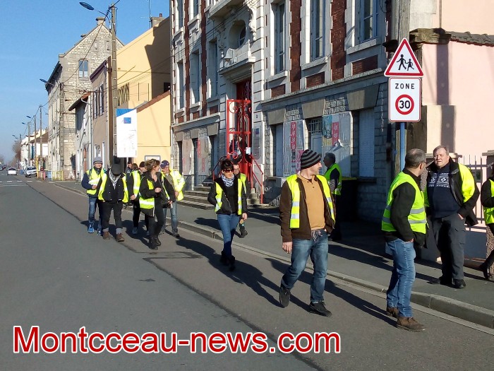 Manifestation gilets jaunes Montceau journee action 5 feverier 0502191