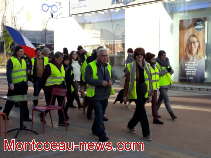 Manifestation gilets jaunes Montceau journee action 5 feverier 0502197