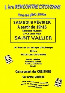 1ère rencontre citoyenne avec les gilets jaunes (Social)
