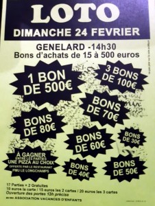 Au profit de l&rsquo;association « Vacances d&rsquo;enfants » (Génelard – Sortir)