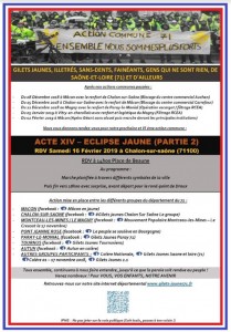 « ACTE XIV » du mouvement des gilets jaunes (Social)