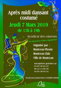 Après-midi dansant costumé, pour les séniors (Montceau-les-Mines)