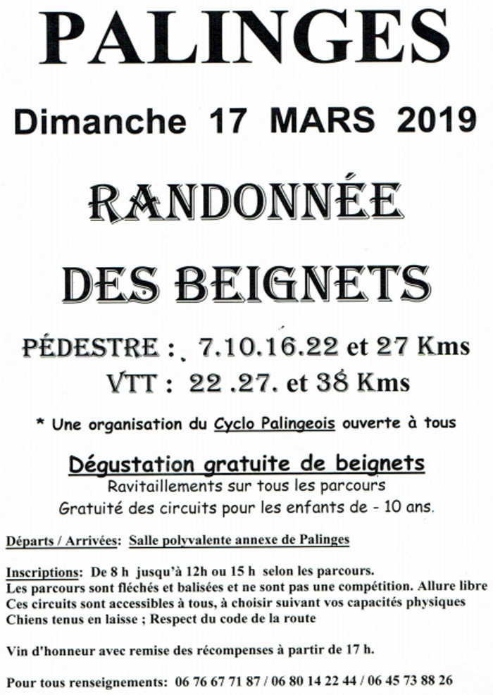 Affiche randonnee beignets oalinges 71 Montceau-news.com 020319
