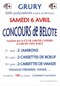 Club Amitié Loisirs  de Grury Issy Foot (Sortir)
