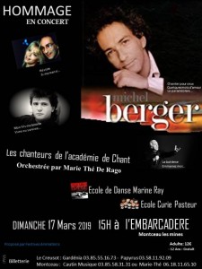 Concert-hommage autour de l’univers de Michel Berger à Montceau (Sortir)