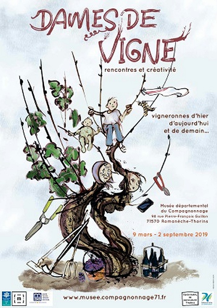 Expo dames vignes musee compagnonnage compagnons, artisans artistes annonce sortir Montceau-news.com 150319