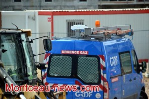 Fuite de gaz à Montceau
