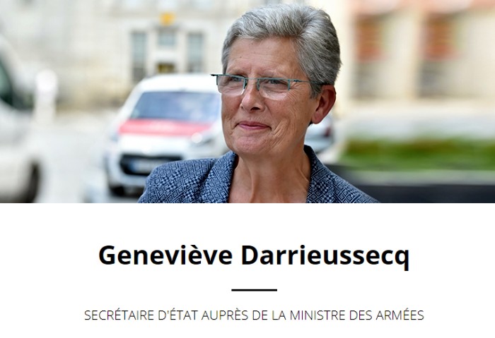 GENEVIEVE DARRIEUSSECQ secretaiore Etat ministre armees Montceau-news.com 080319