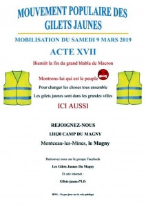 « Acte XVII » des gilets jaunes du Magny (Social)