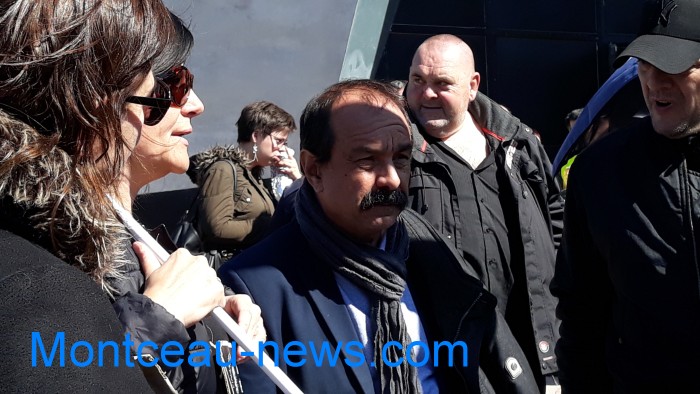 Venue Philippe Martinez secretaire general CGT national Creusot Montceau-news.com 2803195