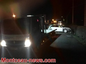 Accident ce mardi soir à Montceau