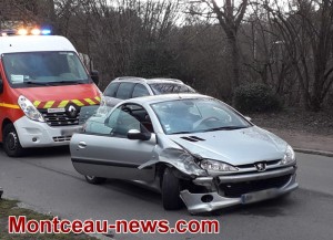 Montceau – Accident de la circulation, rue Saint Eloi…