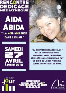 « La non-violence dans l’Islam »,  rencontre dédicace avec AIDA ABIDA