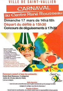 Carnaval au Centre René Rousseau à Saint-Vallier