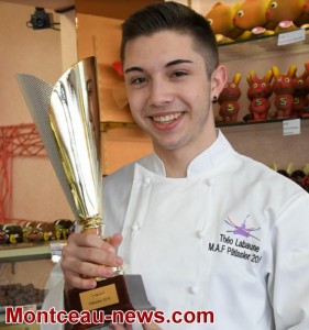 Le jeune Théo Labaune sacré «Meilleur Apprenti de France» en Pâtisserie