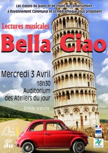 Lectures musiales « Bella Ciao » (Montceau)