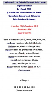Montceau : Classes 71 du Bois du Verne et de la Lande
