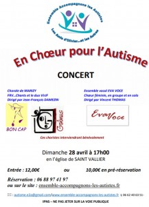 « En choeur pour l’autisme » à Saint-Vallier (Sortir)