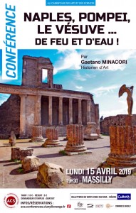 Conférence « Naples, Pompéi, le Vésuve…. De feu et d&rsquo;eau » à Massilly