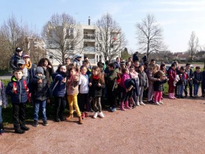 Classe-environnement d&rsquo;élèves de l&rsquo;école Lucie Aubrac à Blanzy
