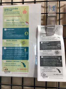Point info à la bourse aux vêtements de Familles de France en bassin montcellien
