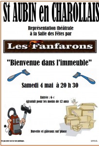 « Bienvenue dans l&rsquo;immeuble » à Saint Aubin-en-Charollais (Sortir)