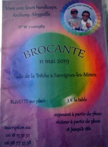 Sanvignes – Association Vivre avec leurs handicaps Anthony-Abygaëlle (Sortir)