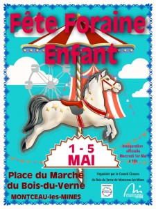 Fête foraine « enfant » au Bois du Verne (Montceau)