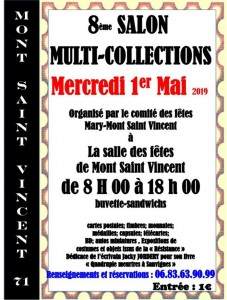 8ème salon multi-collections de Mont Saint Vincent (Sortir)