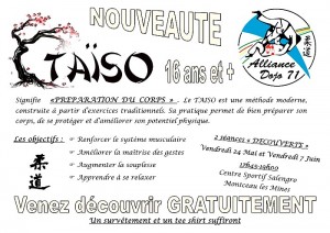 Nouveauté au sein de l&rsquo;Alliance Dojo 71