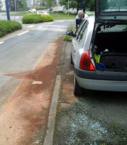 La suite de l&rsquo;accident boulevard de Lattre de Tassigny, cette nuit à Montceau