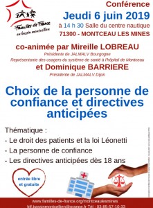 Conférence Familles de France en bassin montcellien
