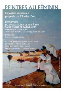 EXPOSITION : Peintres au féminin à  Bourbon-Lancy (Sortir)