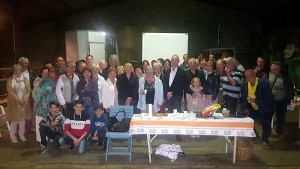 Fête des voisins à La Croix Racot (Saint-Vallier)