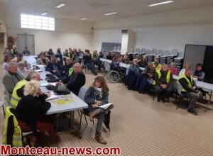 Montceau-les-Mines : Gilets Jaunes