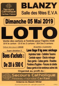 Blanzy : Secours Catholique