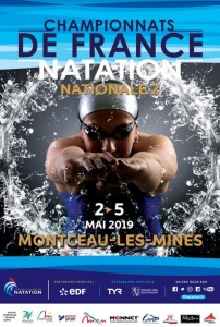 Championnats de France de natation à Montceau