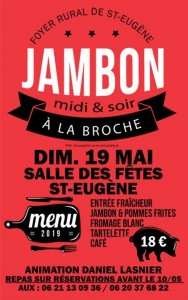 Jambon à la broche à Saint-Eugène