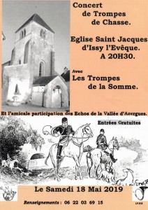 Concert de trompes de chasse à Issy-l&rsquo;Evêque (Sortir)