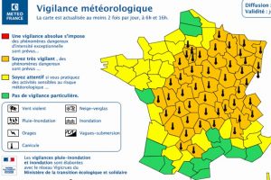 Mise en alerte météo (Saône-et-Loire)