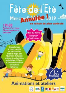 Une fête de l’été annulée à Montceau